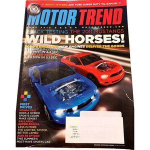 Motor Trend magazine June 2010 VOL. 62, NO 6
